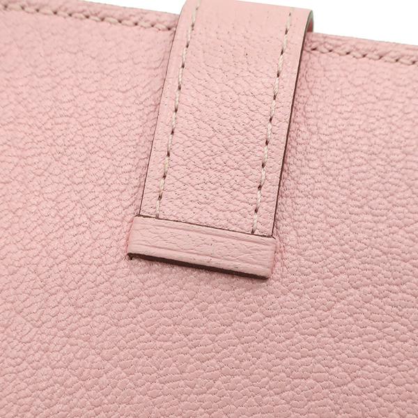 HERMES（エルメス） 長財布 ベアンスフレ シェーブル ピンク 二つ折り