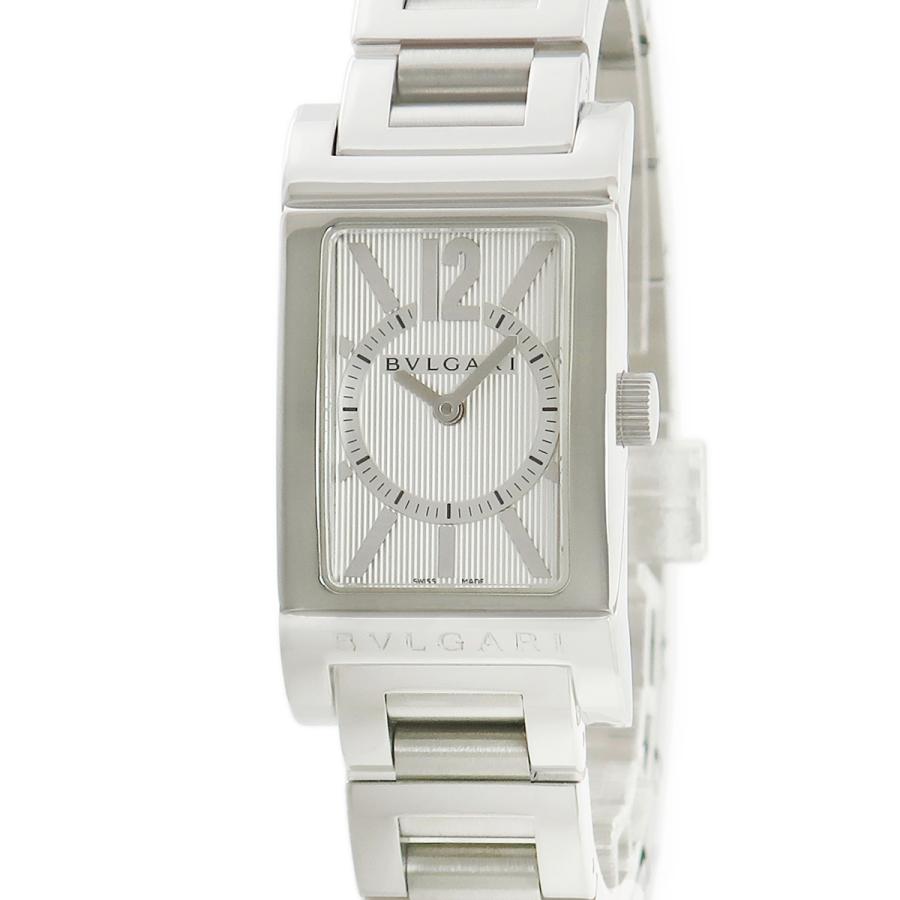 BVLGARI 【3年保証】 ブルガリ レッタンゴロ RT39S シルバー アラビア  