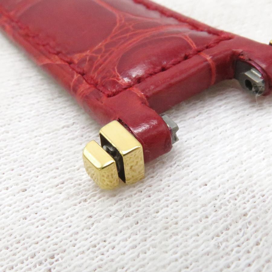 ☆美品☆ カルティエ 純正 Dバックル クロコ ストラップ 付 Cartier（カルティエ） 純正 替え クロコ ベルト バンド ストラップ D