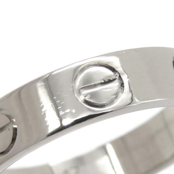 LOVE（Cartier） カルティエ リング 指輪 ミニラブリング K18WG