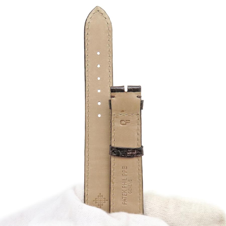 パテックフィリップ 純正ストラップ クロコ PATEK PHILIPPE（パテック フィリップ） 新品同様 純正 クロコ ベルト