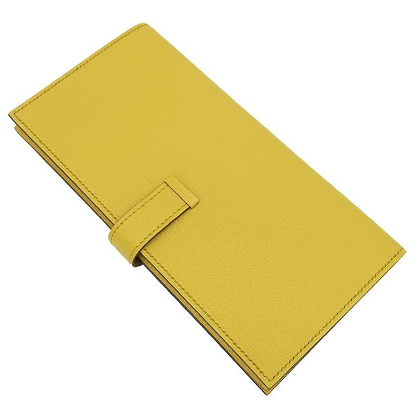HERMES エルメス 長財布 ベアンスフレ シェーブル イエロー 新品