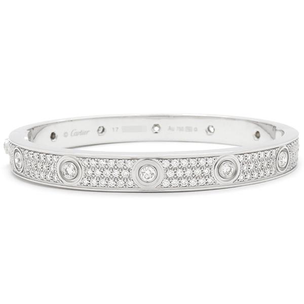 LOVE（Cartier） カルティエ ブレスレット ラブブレス パヴェ 12石