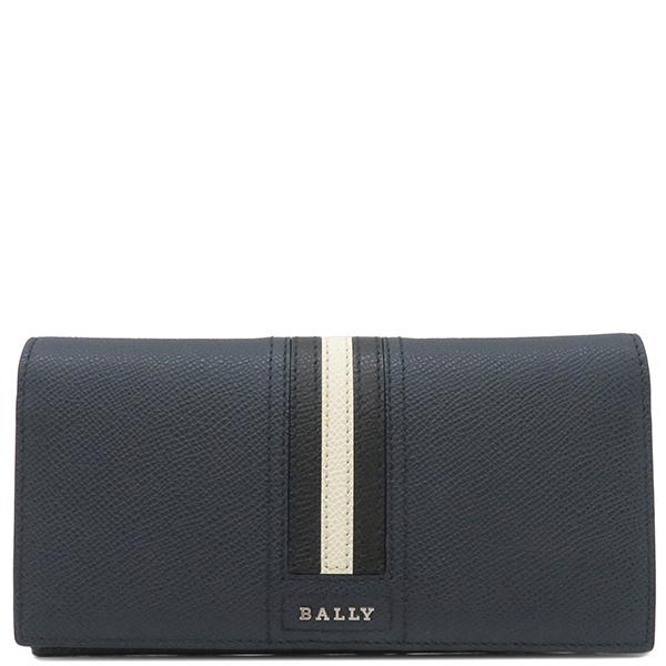 バリー 長財布 タリロ TALIRO グレインレザー マルチカラー 紺 二つ折り 新品 未使用 TALIROLT17 中古 ...
