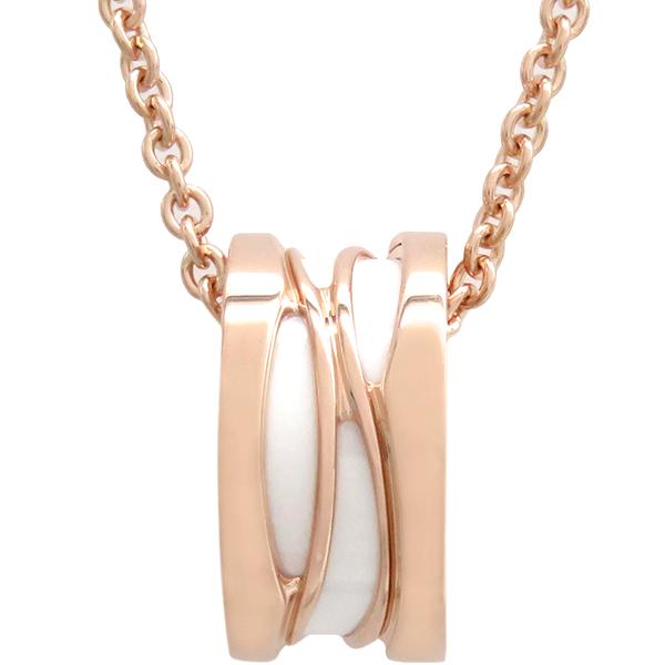 ビー・ゼロワン ブルガリ ネックレス ビーゼロワン レジェンド K18PG  