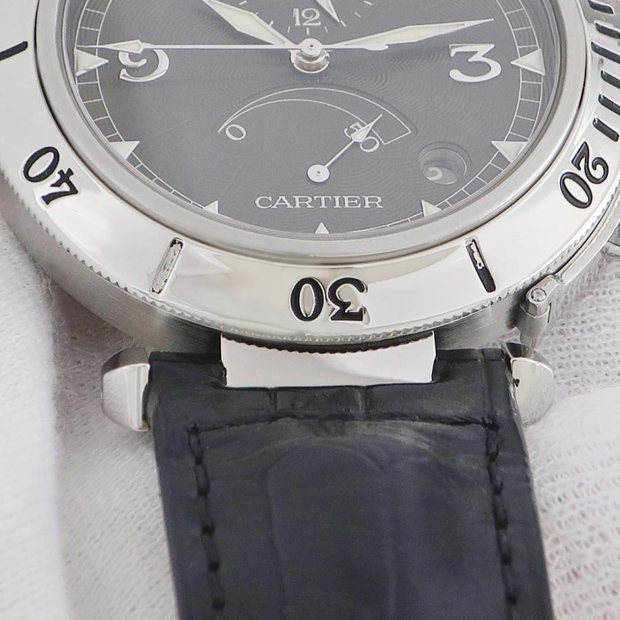 Cartier カルティエ パシャ38 N950 パワーリザーブ Cartier（カルティエ） 【3年保証】 パシャ N950 GMT パワーリザーブ