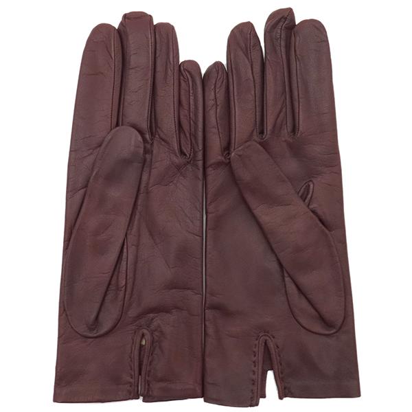 エルメスレザーグローブ 中古・古着通販】HERMES (エルメス) レザーロンググローブ