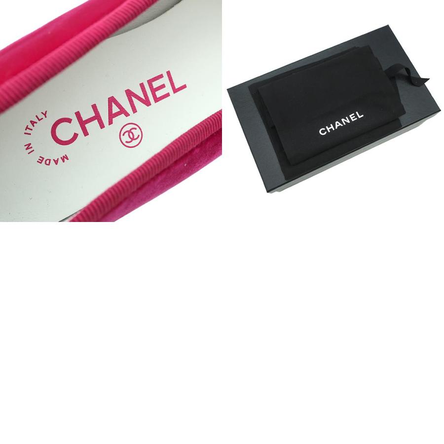 CHANEL（シャネル） 靴 バレリーナ フラットシューズ ベルベット
