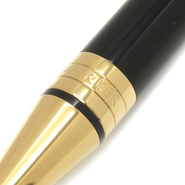 パーカー PARKER ボールペン デュオフォールド クラシック ブラックGT GP アクリライト ブラックXゴールド 新品 未使用 中字 黒インク 筆記確認済み 1931386【中古】 パーカー ボールペン デュオフォールド クラシック ブラックGT