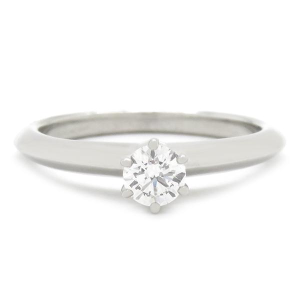 TIFFANY&Co. ティファニー リング 指輪 ソリティア ダイヤリング Pt950  