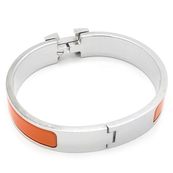 HERMES（エルメス） ブレスレット クリックH PM メタル オレンジ H