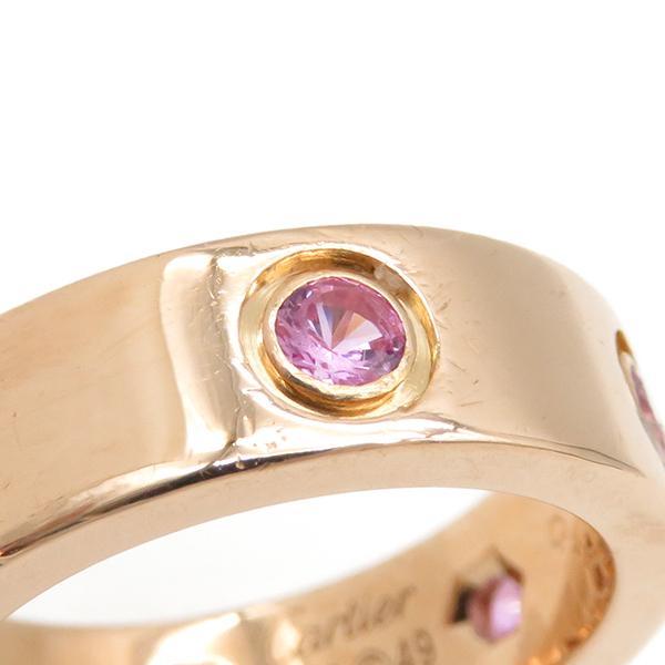 LOVE（Cartier） カルティエ リング 指輪 ラブリング フル ピンク