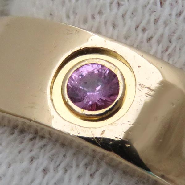 カルティエ ラブリング　フル　ピンクサファイア　49 k18 PG カルティエ Cartier ラブリング フル ピンクサファイア ピンクゴールド