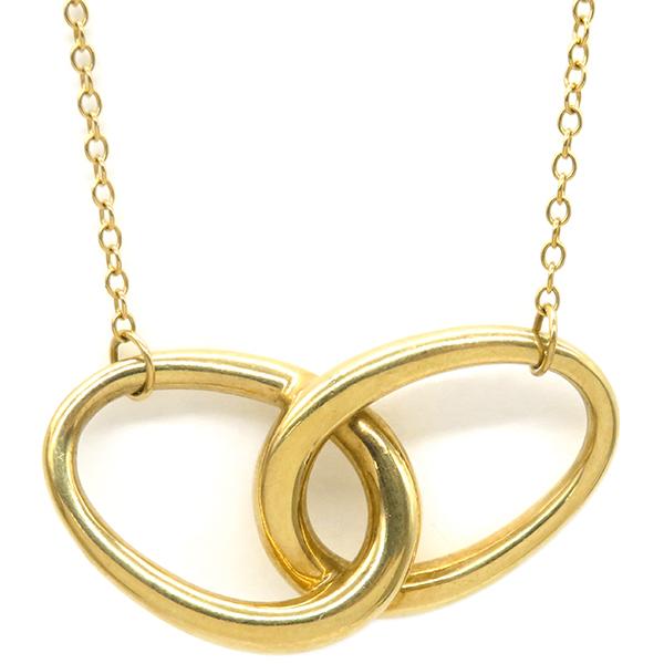 TIFFANY&Co. ティファニー ネックレス ダブルループ ラージ K18YG 