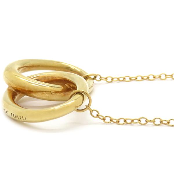 TIFFANY&Co. ティファニー ネックレス ダブルループ ラージ K18YG 