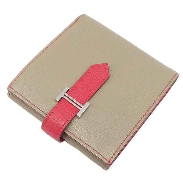 HERMES（エルメス） 二つ折り財布 ベアン レクトベルソ シェーブル 