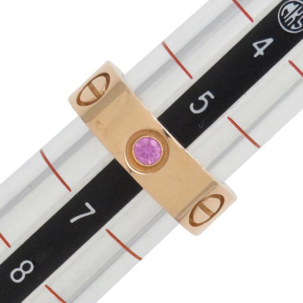 LOVE（Cartier） カルティエ リング 指輪 ラブリング ピンクサファイヤ