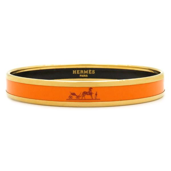 HERMES（エルメス） バングル エマイユ PM GP オレンジ 中古