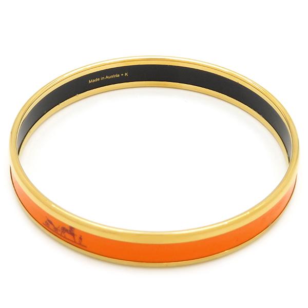 HERMES（エルメス） バングル エマイユ PM GP オレンジ 中古