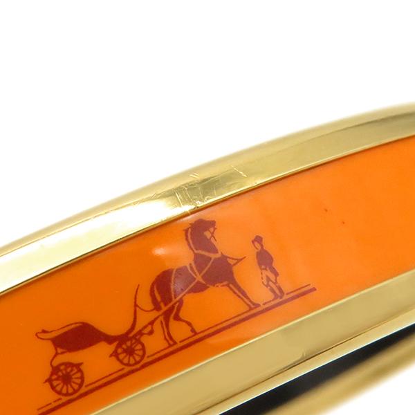HERMES（エルメス） バングル エマイユ PM GP オレンジ 中古
