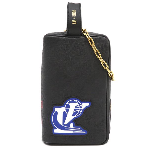 ★美品★ ルイヴィトン バッグ M58515 クローク ドップキット ブラック ドップ・キット ルイヴィトン セカンドバッグ クローク