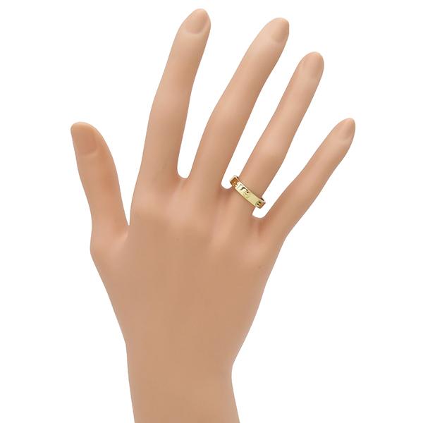LOVE（Cartier） カルティエ リング 指輪 ミニラブリング K18YG  