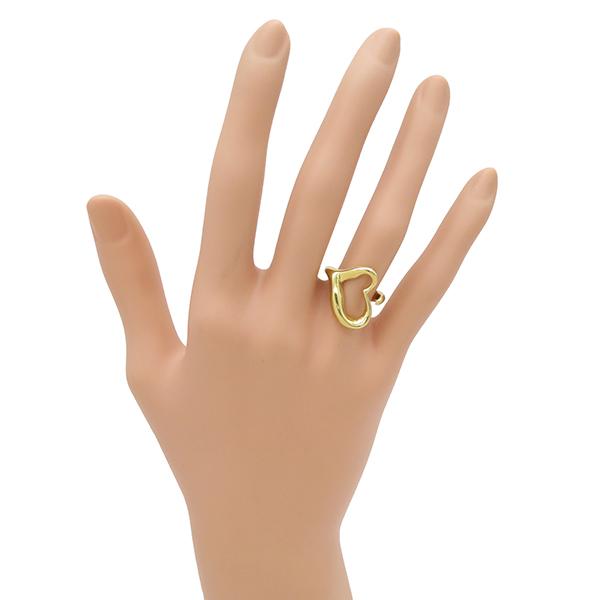 TIFFANY&Co. ティファニー リング 指輪 オープンハート K18YG TIFFANY&Co. ティファニー リング 指輪 オープンハート K18YG