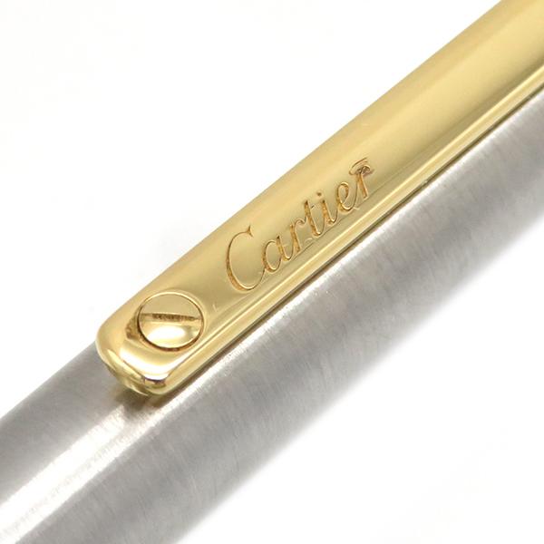 Cartier カルティエ ボールペン サントス ドゥカルティエ メタル 