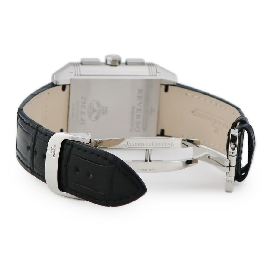 レベルソ 【3年保証】 ジャガールクルト スクアドラ クロノグラフ GMT  