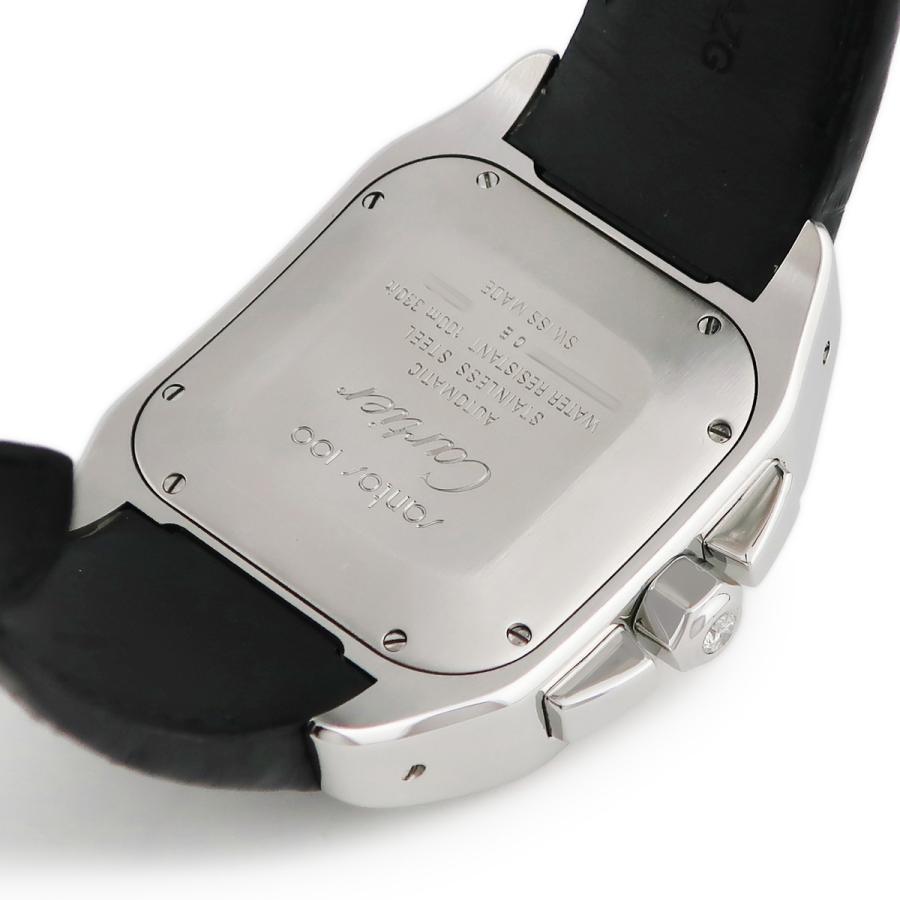 カルティエ　サントス100 SANTOS DE CARTIER 【3年保証】 カルティエ サントス100 クロノグラフ