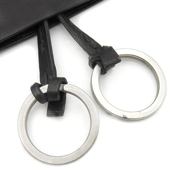 美品 エルメス レザー クロシェット ネックストラップ ブラック 黒 刻印