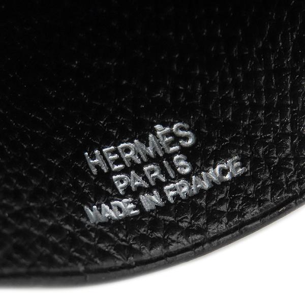 HERMES エルメス ネックレス クロシェット レザー ブラック 黒 HERMES エルメス ネックレス クロシェット レザー ブラック 黒