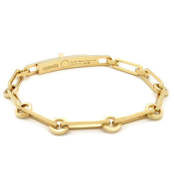 HERMES エルメス バングル ケリー ブレスレット ゴールド イエロー