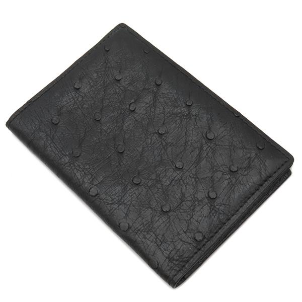 ダンヒル 名刺入れ カードケース オーストリッチ ブラック カード入れ  