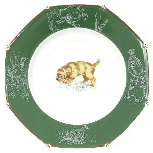HERMES（エルメス） 食器 犬柄 ティーカップ＆ソーサー ペア 磁器