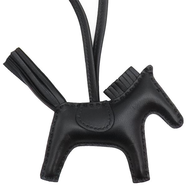 【新品・未使用】HERMESエルメス　チャーム　ソーブラック黒　PM HERMES エルメス チャーム ロデオ PM タッチ SO BLACK ソー