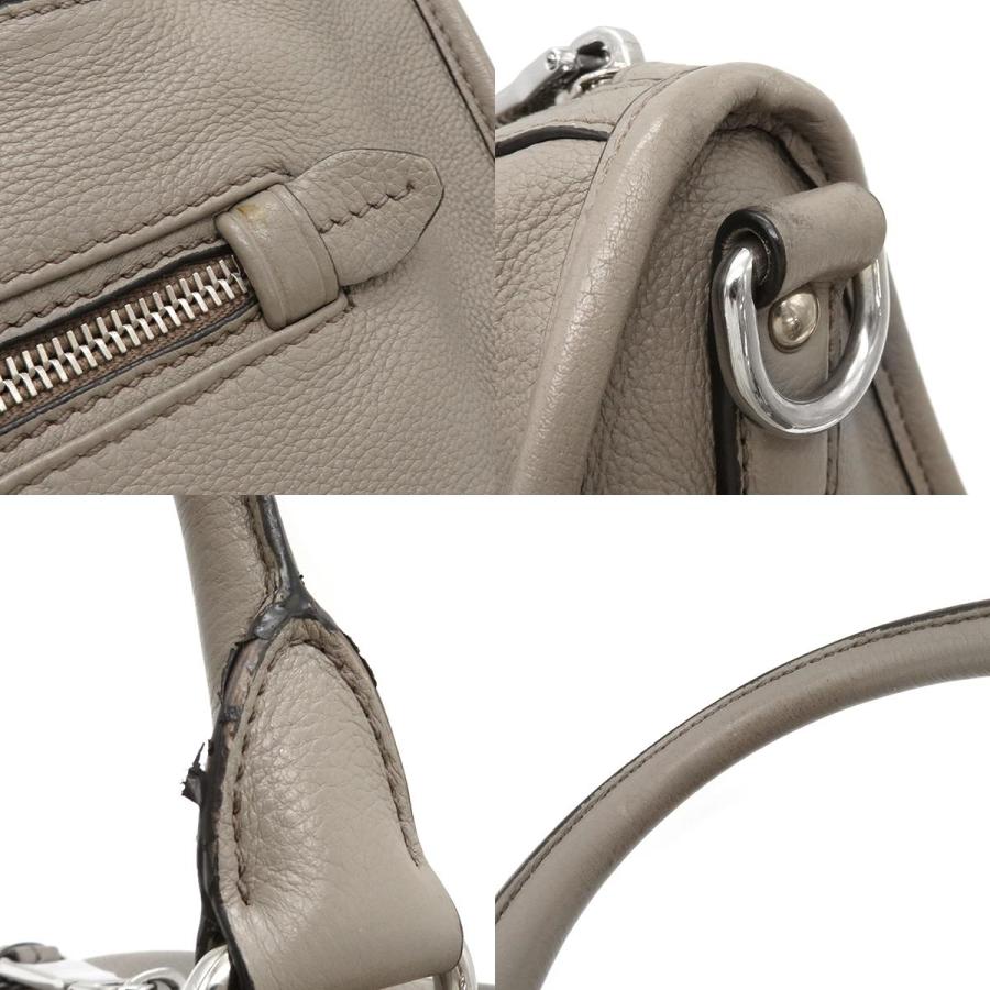 PRADA プラダ 2WAYバッグ ショルダーバッグ レザー グレー  