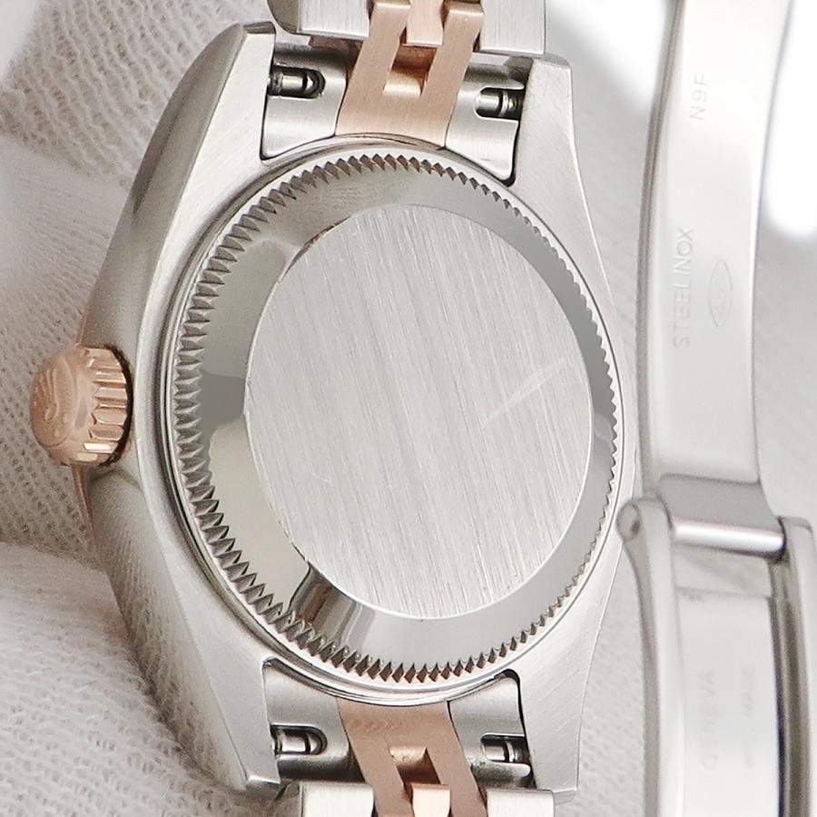 ロレックス ROLEX デイトジャスト 26 179171G ランダム番 ホワイト ステンレススチール SS、K18PG 自動巻き レディース 腕時計 デイトジャスト ロレックス 中古 レディース ROLEX 179171G ランダム番