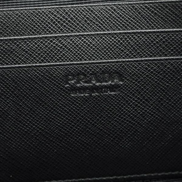 SAFFIANO（PRADA） プラダ ポーチ ロゴ スマホポーチ ブラック