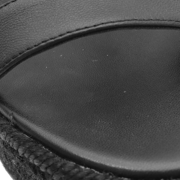 HERMES エルメス サンダル エスパドリーユ イテア30 ブラック #35 黒