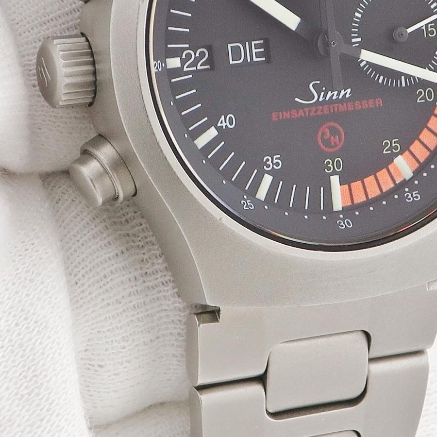 Sinn 【3年保証】 ジン 157M クロノグラフ 157.EZM4 ブラック 