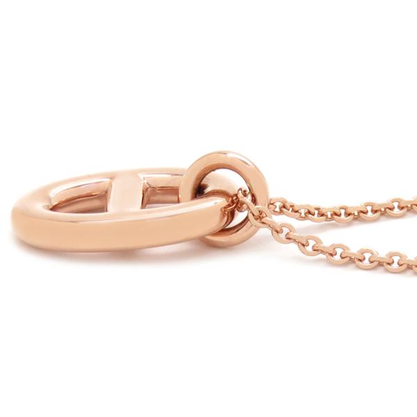 HERMES エルメス ネックレス ファランドール ペンダント K18PG  