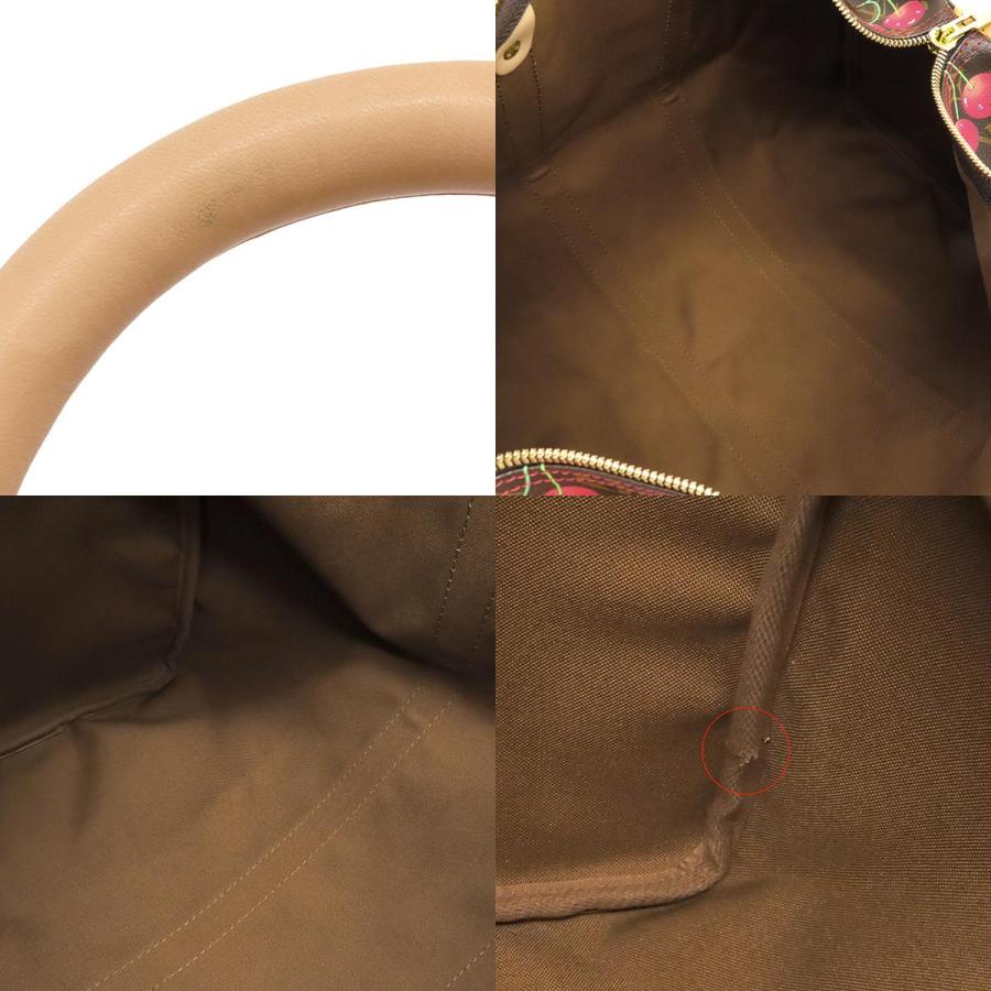 キーポル ルイヴィトン ボストンバッグ 45 モノグラムチェリー