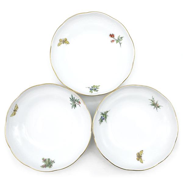 マイセン MEISSEN 食器 鳥と虫 カップ＆ソーサー 6客セット  陶磁器 ホワイト×ゴールド 白 野鳥 コーヒー ティー 【箱】【中古】 マイセン 食器 鳥と虫 カップ＆ソーサー 6客セット 陶磁器 ホワイト 白