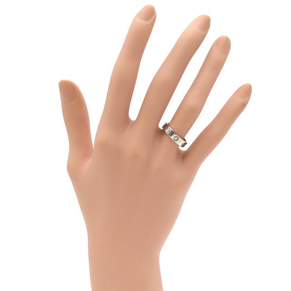 LOVE（Cartier） カルティエ リング 指輪 ミニラブリング 1Pダイヤ 