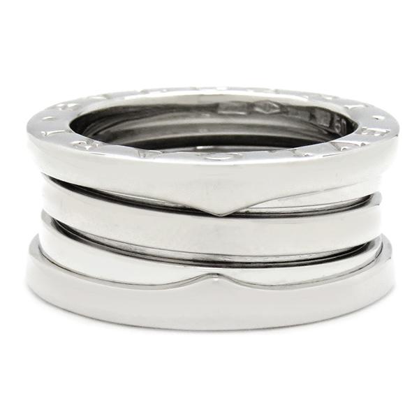 ブルガリBVLGARI リング指輪 ビーゼロワン B-zero1 3バンド#50 ブルガリ BVLGARI B-ZERO.1 ビーゼロワン 3バンドリング ホワイト