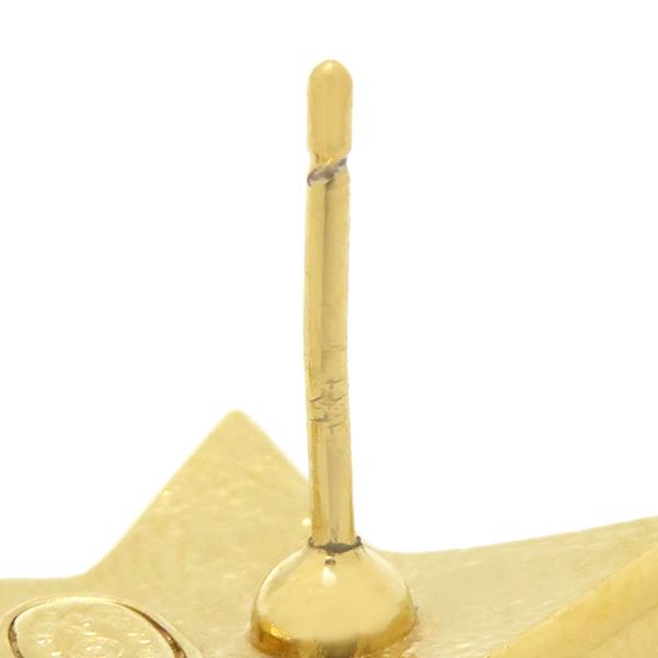 CHANEL シャネル ピアス ココマーク スター GP ブラック CCマーク 星  