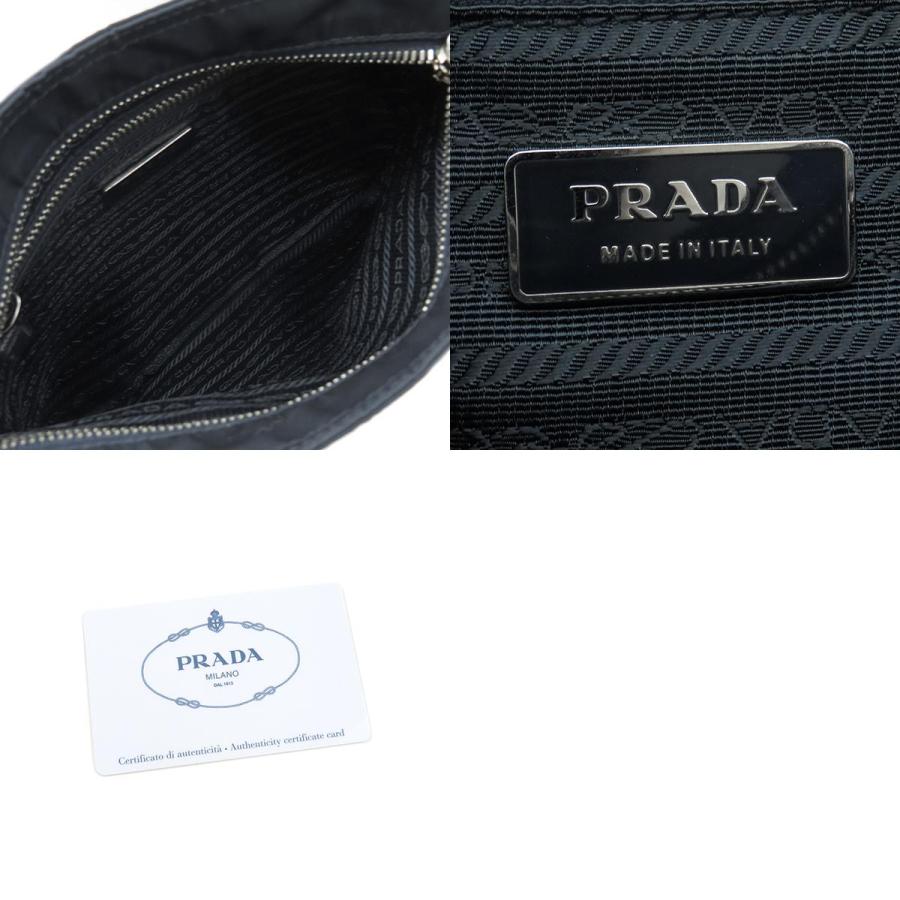 PRADA（プラダ） ショルダーバッグ 三角ロゴ ナイロン ネイビー 紺