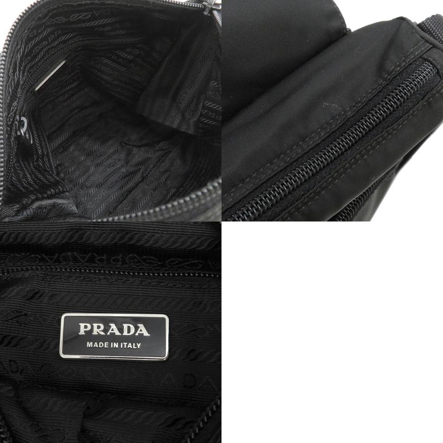 PRADA（プラダ） ショルダーバッグ 三角ロゴ ナイロン ブラック 黒