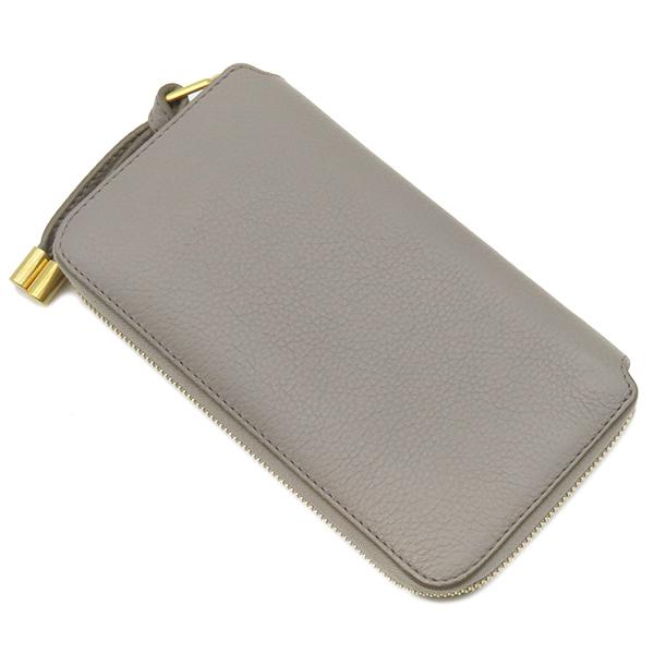 Chloe（クロエ） 長財布 マーシー グレインカーフレザー グレー 